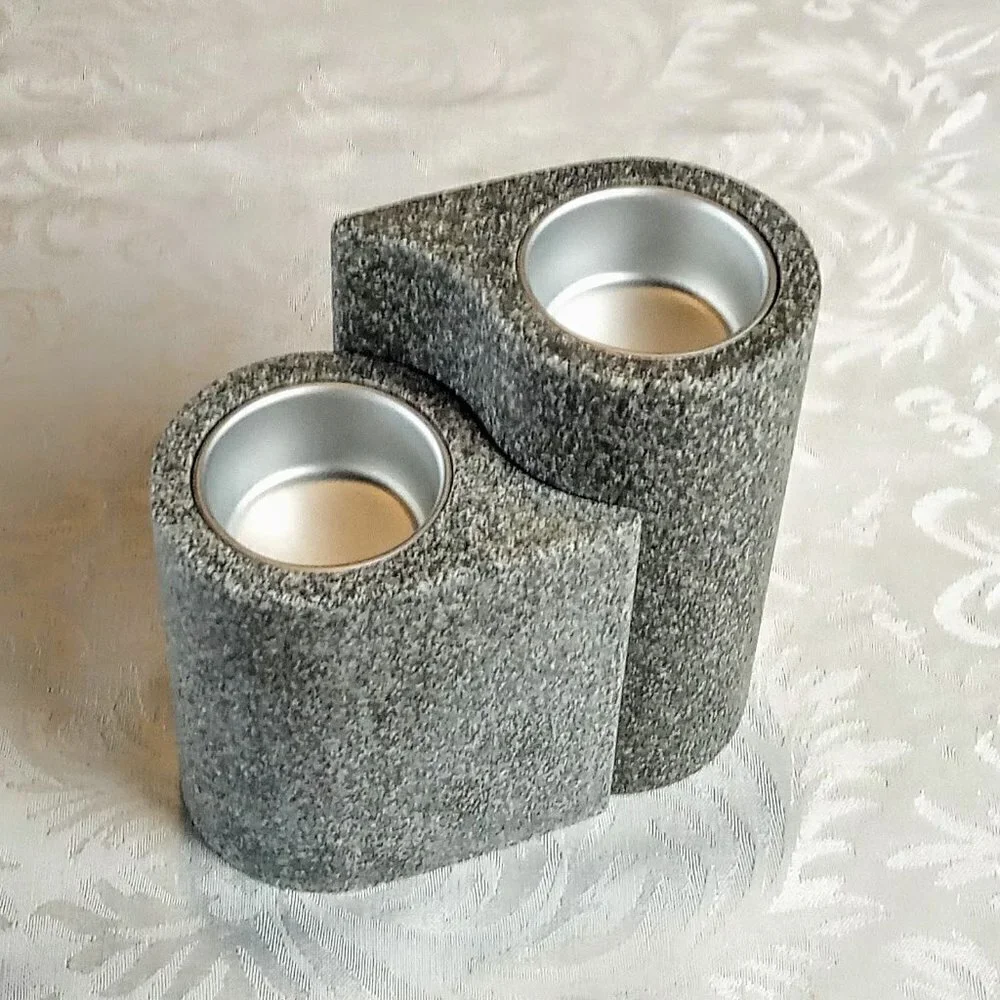 PartyLite Granite Puzzle Tealight Candle Holders - Picture 2 of 5